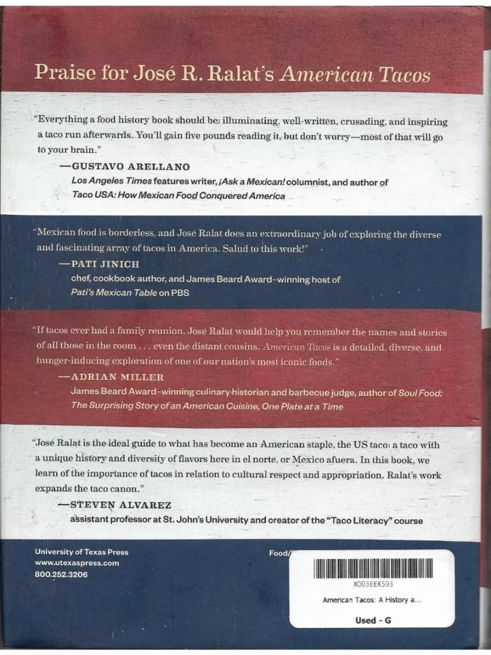 American Tacos: A History and Guide José R. Ralat 2021 Food Culinary University